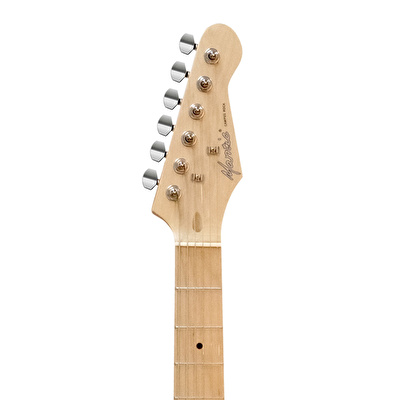 Mantic MST100-HWH Aksesuarlı ve Amfili Beyaz Elektro Gitar Paketi